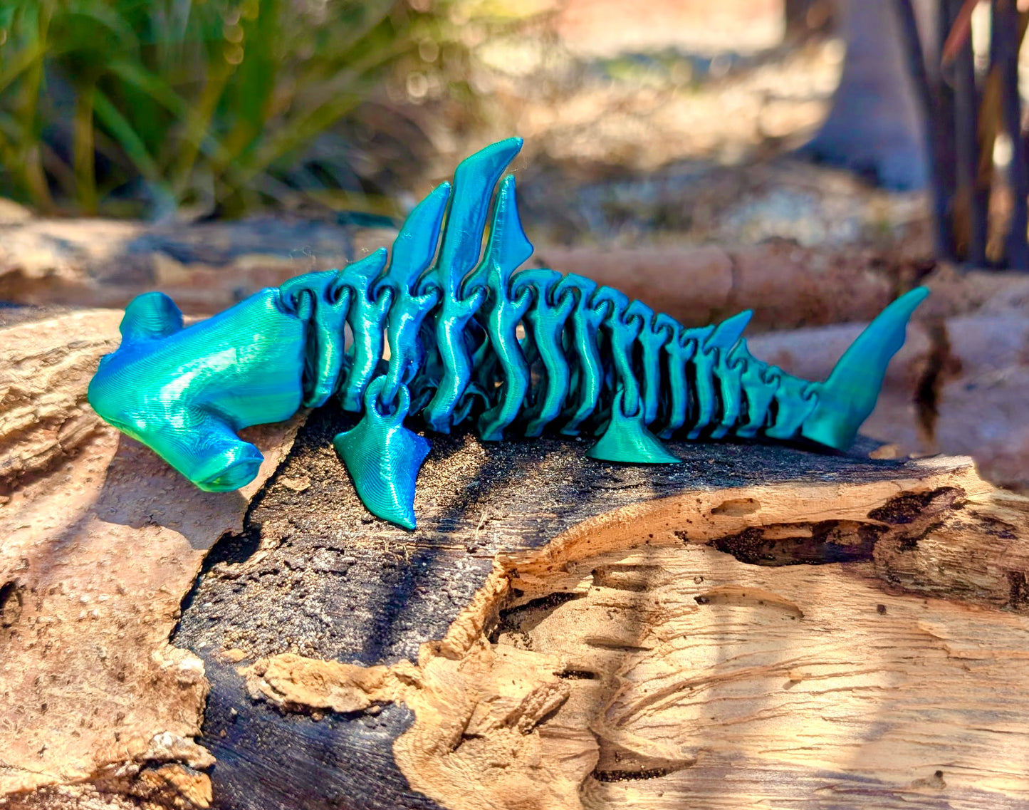 3D hammerhead shark